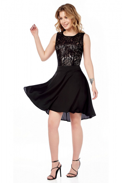 Платье LaKona 11576 черный - фото 1