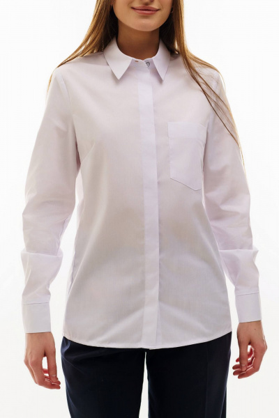 Рубашка Manika Belle 337А03/1	 белая - фото 3
