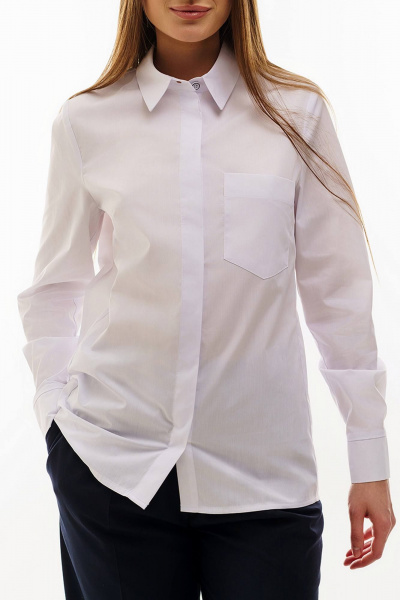 Рубашка Manika Belle 337А03/1	 белая - фото 1