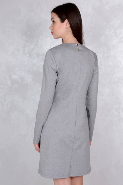 Платье Patriciа 01-5501 серый меланж - фото 3