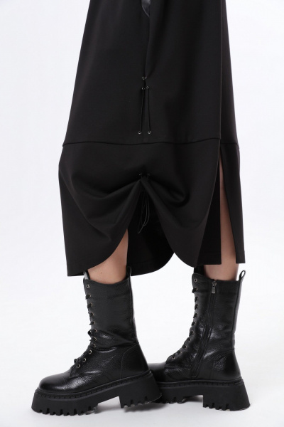Куртка, платье LM М60 черная_кожа - фото 18