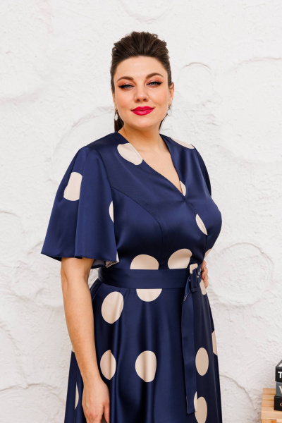 Платье Romanovich Style 1-2649 синий - фото 4