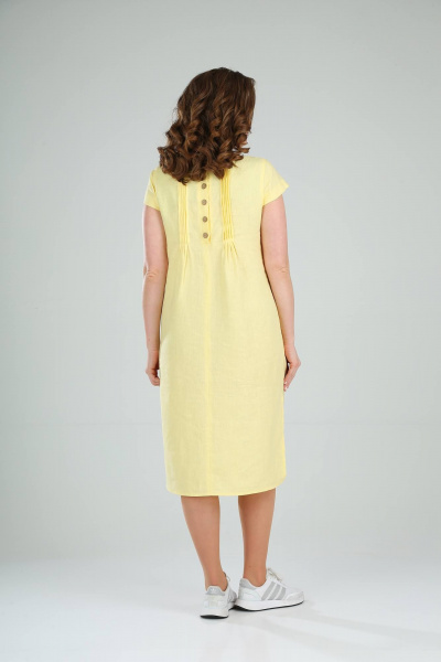 Платье Rishelie 703 желтый - фото 3