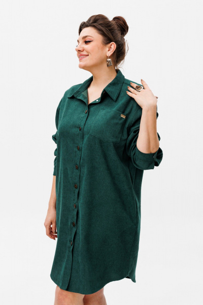 Платье Anelli 1435 зелень - фото 3