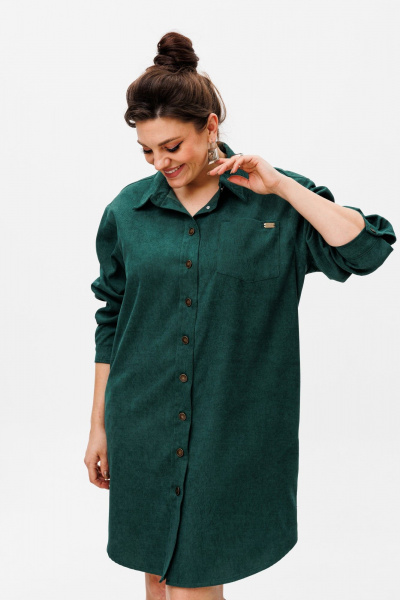Платье Anelli 1435 зелень - фото 1