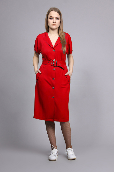Платье Fantazia Mod 3180 красный - фото 1