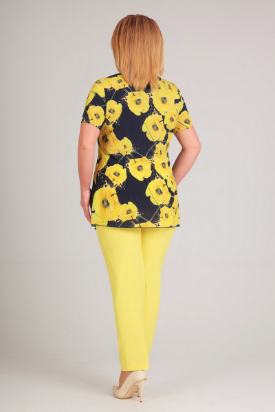 Блуза, брюки Асолия 1174 желтый - фото 2