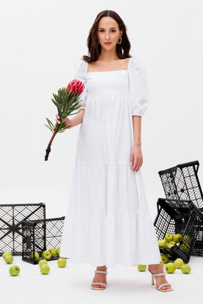Платье KOKOdea 8.20 белый - фото 4