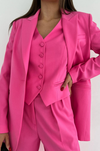 Жакет, жилет, юбка Temper 105 розовый - фото 3