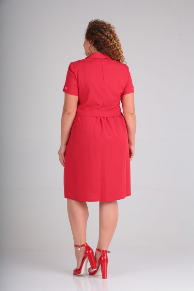 Платье SOVITA M-638 красный - фото 6