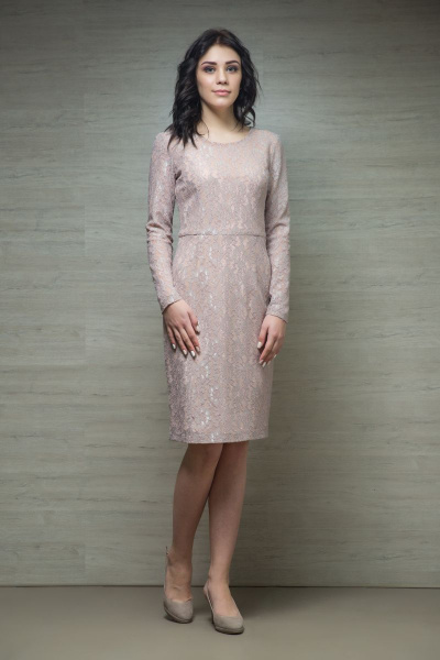 Платье Ivera 443 розовый - фото 1