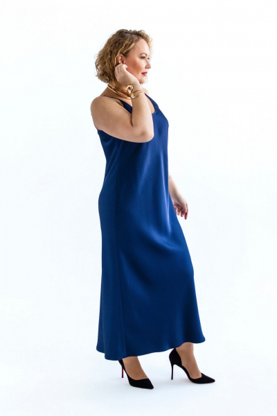 Платье Ollsy 01661 синий - фото 4
