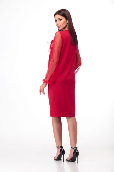 Платье Anelli 450 красный - фото 3