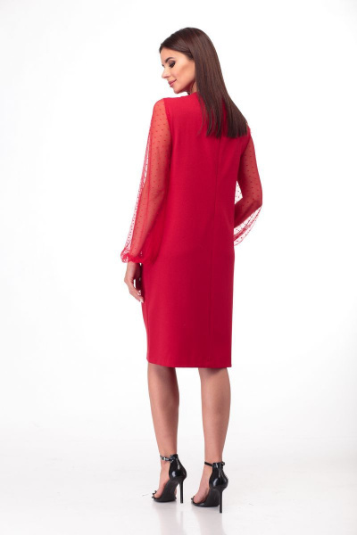 Платье Anelli 450 красный - фото 8