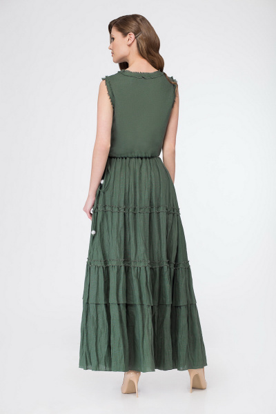 Блуза, юбка Svetlana-Style 1056 зеленый - фото 2