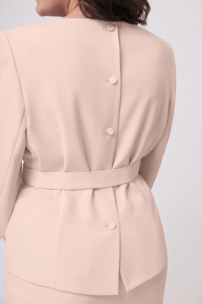 Блуза, юбка Мишель стиль 1067-6 пудра - фото 7