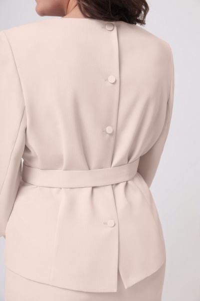 Блуза, юбка Мишель стиль 1067-6 пудра - фото 5