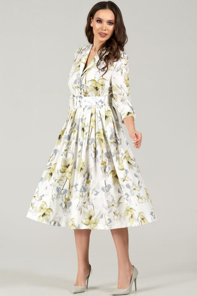 Платье Teffi Style L-1425 лайм - фото 2