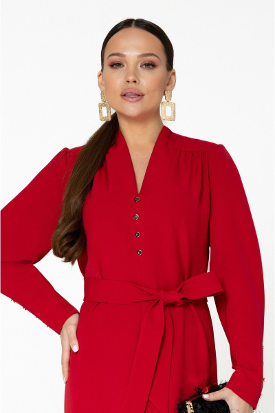 Платье Lissana 4884 бордовый - фото 2