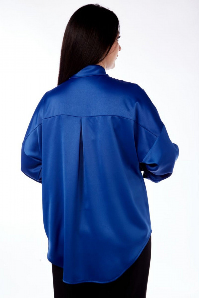 Блуза Nati Brend 0011 синий - фото 2