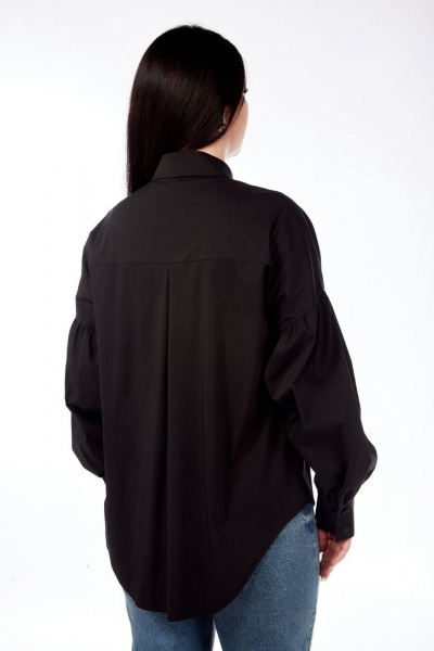 Блуза Nati Brend 0012 черный - фото 7