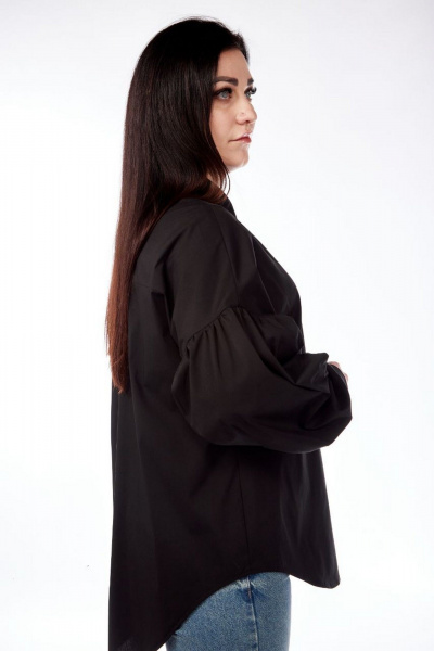 Блуза Nati Brend 0012 черный - фото 6