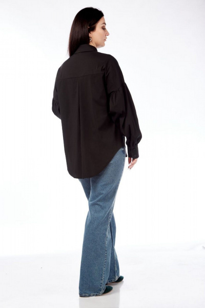 Блуза Nati Brend 0012 черный - фото 5