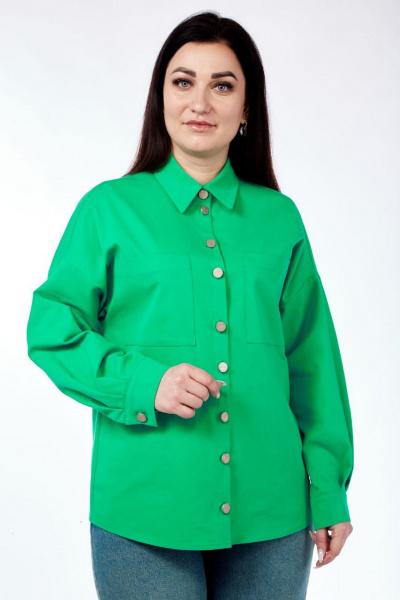 Рубашка Nati Brend 009 зеленый - фото 5