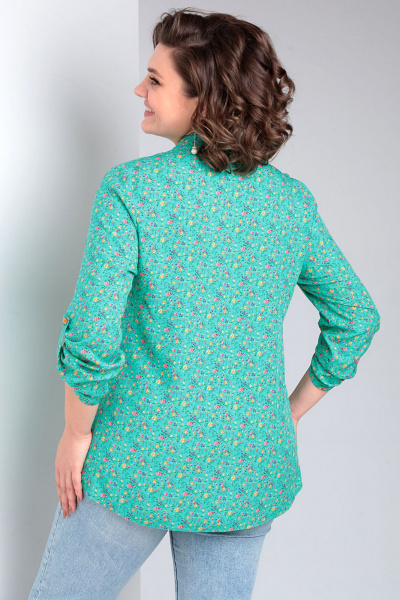 Блуза Таир-Гранд 62424 зеленый - фото 2