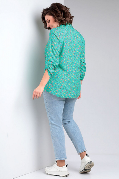 Блуза Таир-Гранд 62424 зеленый - фото 5