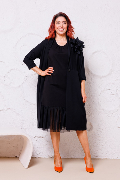 Жакет, платье Mubliz 150 черный - фото 1