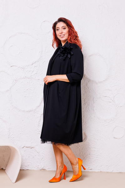 Жакет, платье Mubliz 150 черный - фото 5