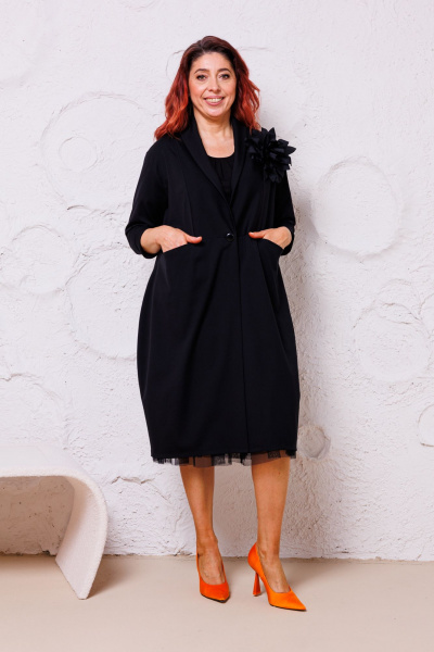 Жакет, платье Mubliz 150 черный - фото 3