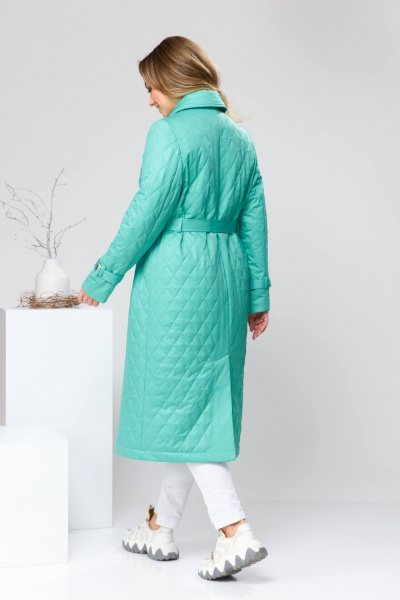 Плащ Romanovich Style 9-2209 бирюза - фото 5