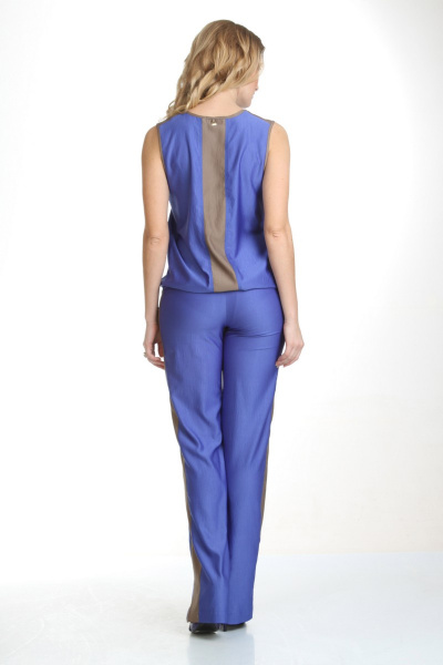 Блуза, брюки Liona Style 426 синий - фото 2