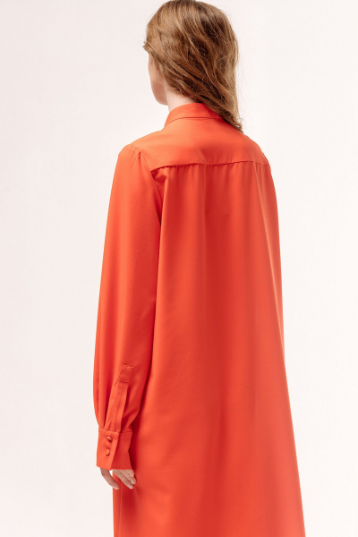 Платье FLAIM 1043.02 оранжевый - фото 7