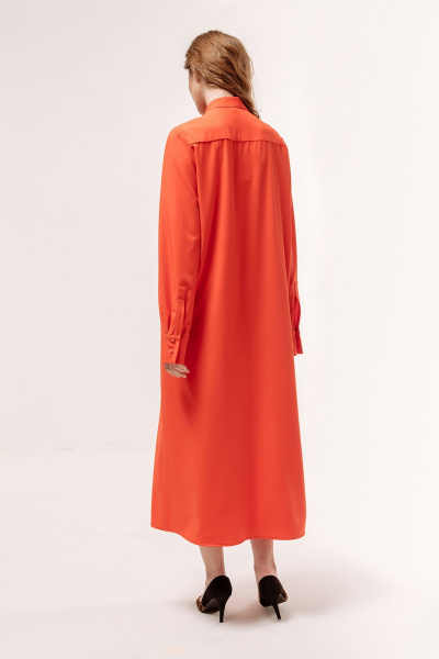 Платье FLAIM 1043.02 оранжевый - фото 6