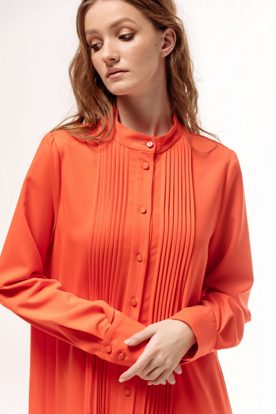 Платье FLAIM 1043.02 оранжевый - фото 5
