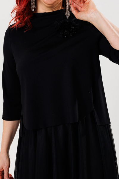 Блуза, юбка Mubliz 137 черный-черный - фото 10