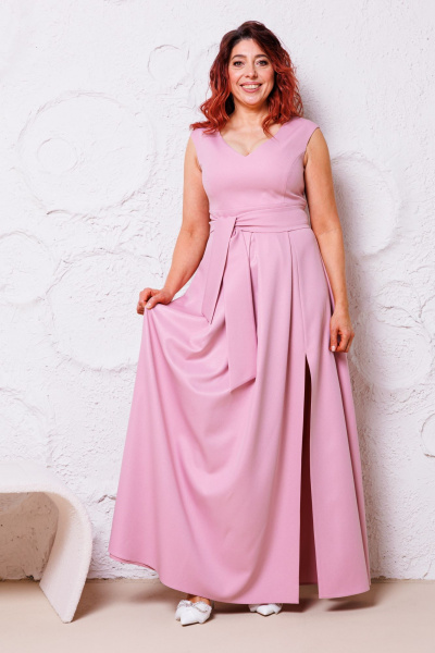 Платье Mubliz 140 розовый - фото 12