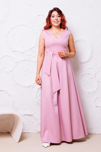 Платье Mubliz 140 розовый - фото 14