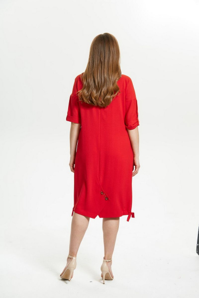 Платье Магия моды 1717 красный - фото 3