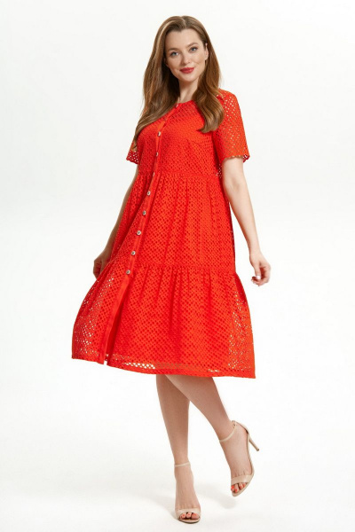 Платье Магия моды 1757 красный - фото 3