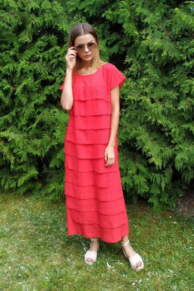 Платье Fantazia Mod 3425 красный - фото 1