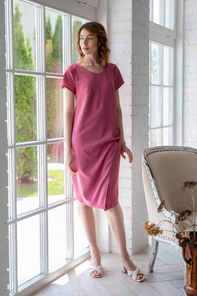 Платье Ivera 811 розовый - фото 1