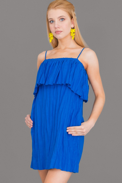 Платье Ружана 291-4 синий - фото 1