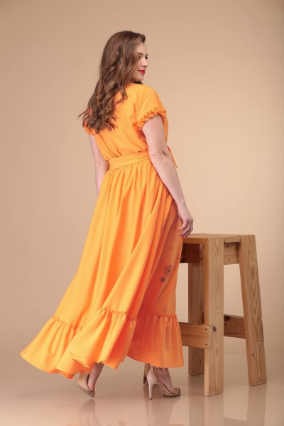 Платье Danaida 1881 оранжевый - фото 3