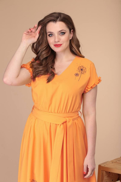 Платье Danaida 1881 оранжевый - фото 5