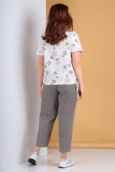 Блуза, брюки Liona Style 753 мокко - фото 3
