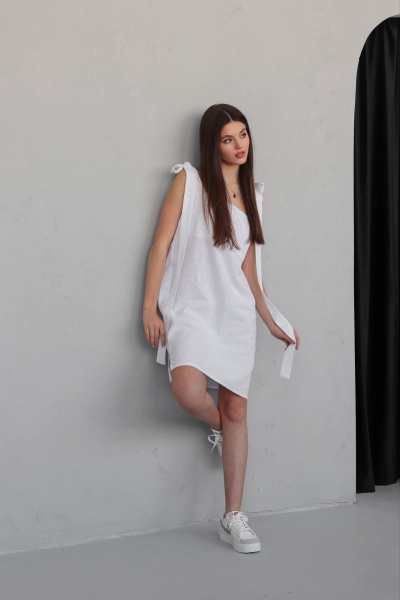 Платье SK Brand SK7133 белый - фото 2